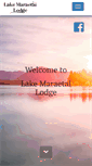 Mobile Screenshot of lake-maraetai-lodge.co.nz